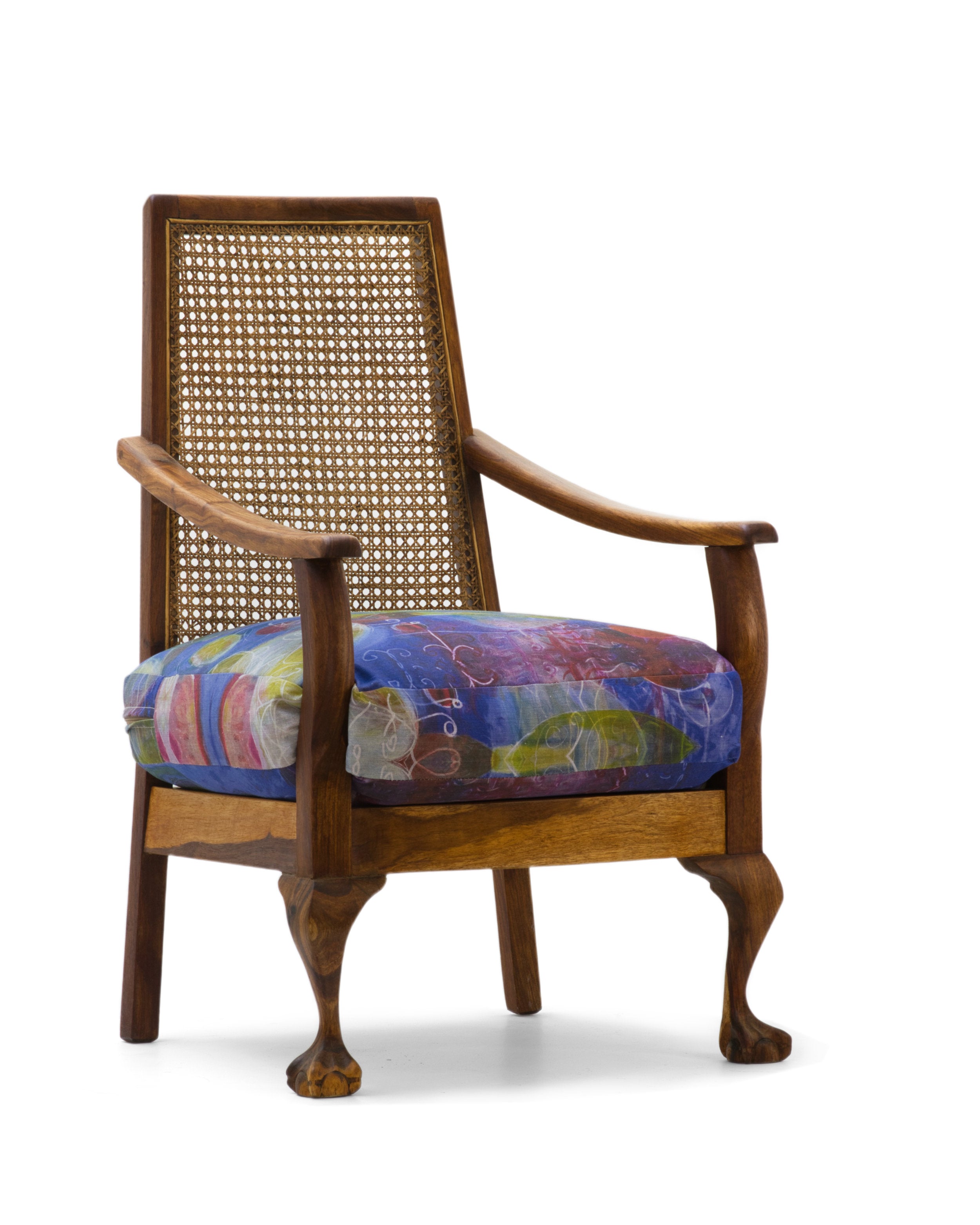 Abstract Rattan Chair